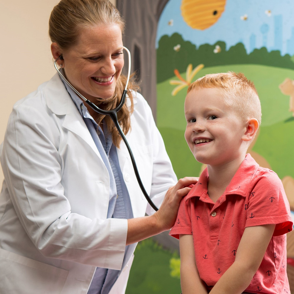 Pediatric Doctor with Patient